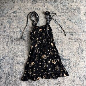 Wild Fable Black Floral Dress